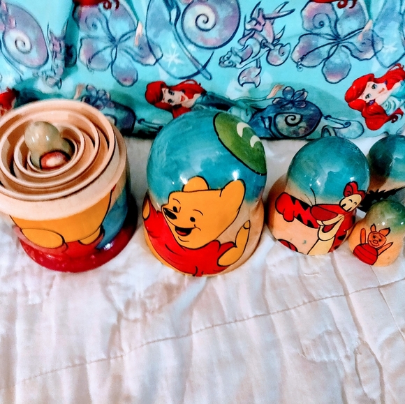 🌈 Vintage Disney Winnie the Pooh Nesting Dolls 🌈 - Picture 3 of 7